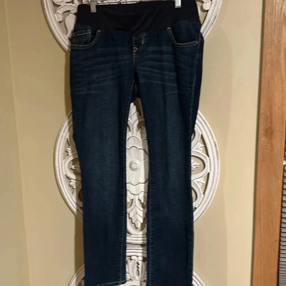 Old navy maternity Straight low panel jeans